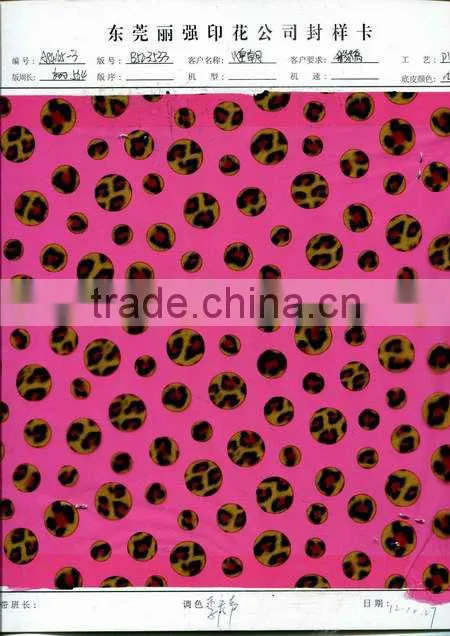 lepoard dot design heat transfer film for printing