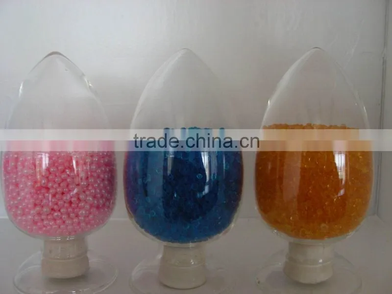 blue and orange silica Gel