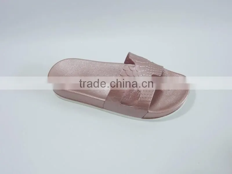 2016 New design Women H shape upper Flat slippers