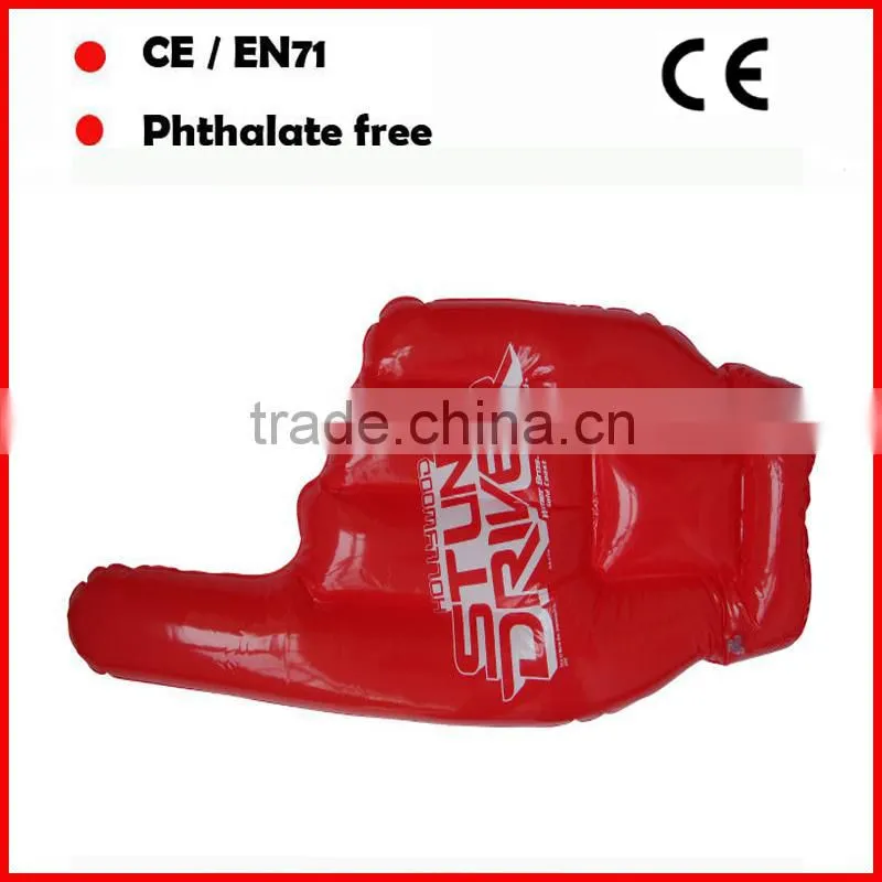 PVC promotional gifts inflatable hand