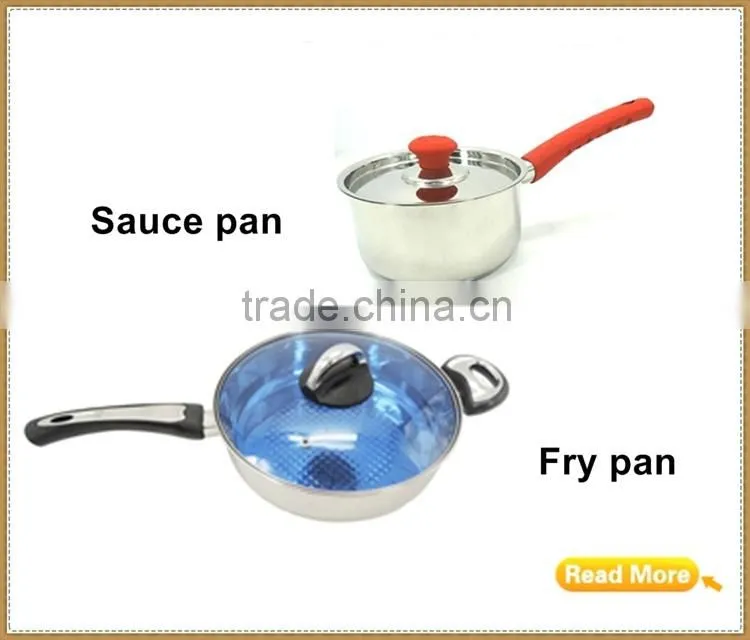 MSF Stock Pots 6pcs Stainless Steel Cook Set MSF-3938
