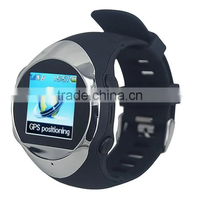 Multi Language Version Wrist Watch GPS SOS LBS Tracking Device for Kids