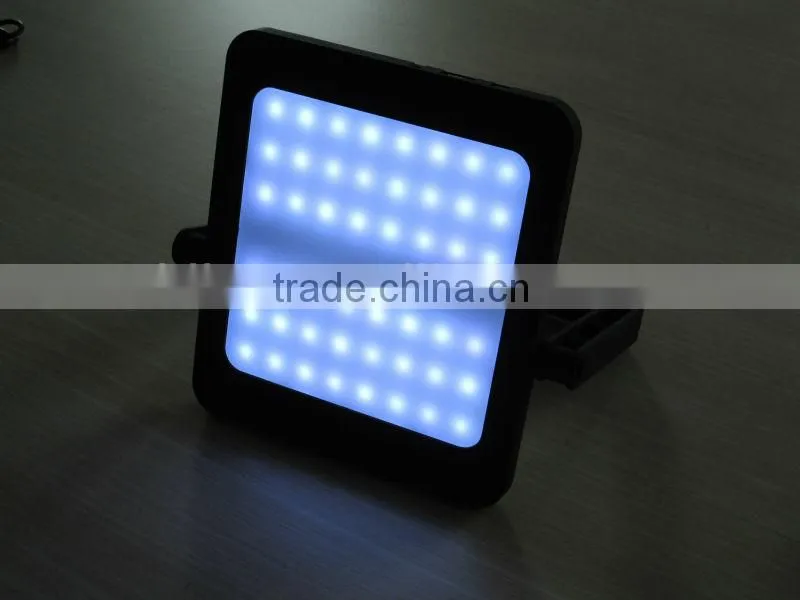 Black Solar LED Camping Light with Charger