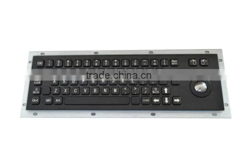 Custom metal keys keyboard with function keys and numeric keys