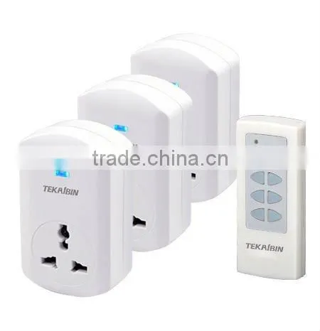TW68C, 1v1, 1v2, 1v3, 1v4, wireless Remote Control Socket (Chinese type, plug-in)
