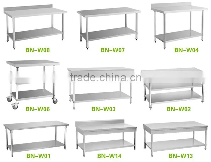 Wholesale Stainless Steel Work Table/Stainless Steel Prep Work Tables BN-W14