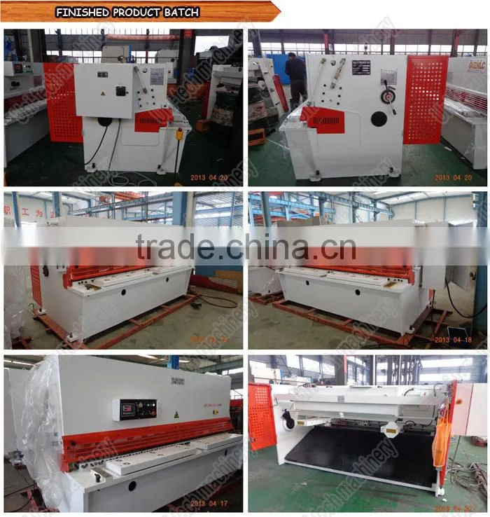 cnc control for high speed and high safety hydraulic shearing machine