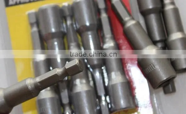 9PCS Hexagon Socket Head Nut Setters Internal and external Hex socket With Magnetic 6-14mm AR-52