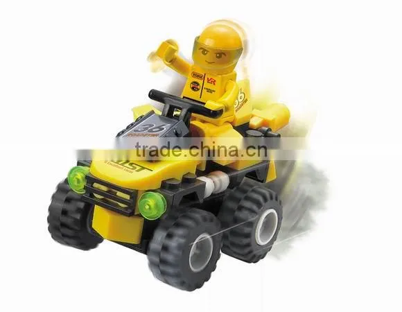 New design blocks racing car