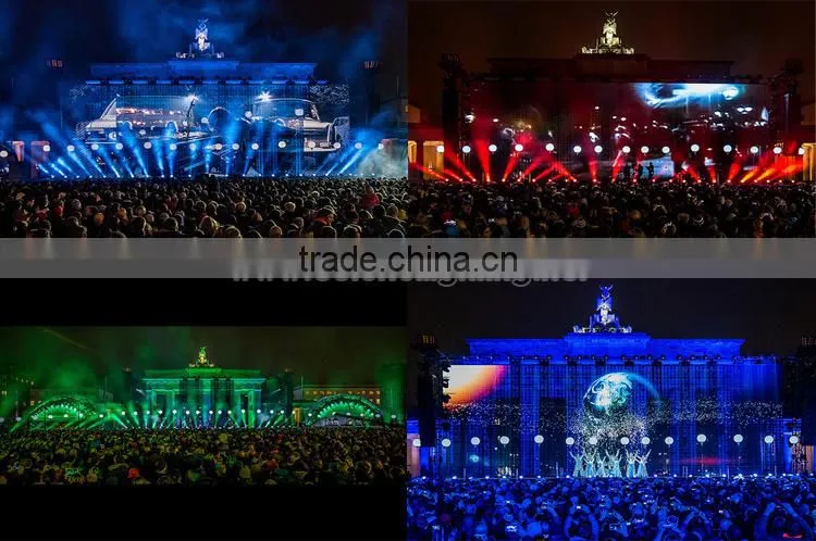 7pcsx12.8W RGBW 4in1 DJ LED Moving Head Light