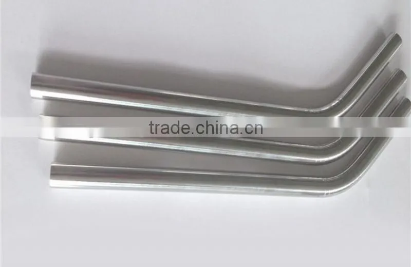 Hot Sale Bulk Pirce Metal Straws Stainless Steel Bent Straw