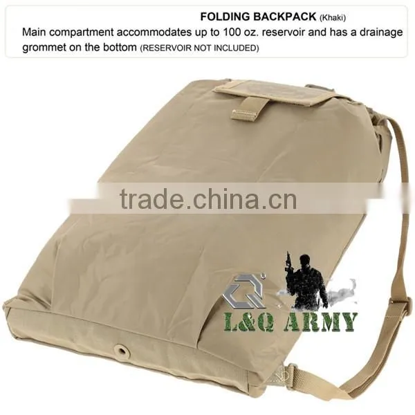 Top selling popular military folding backpack