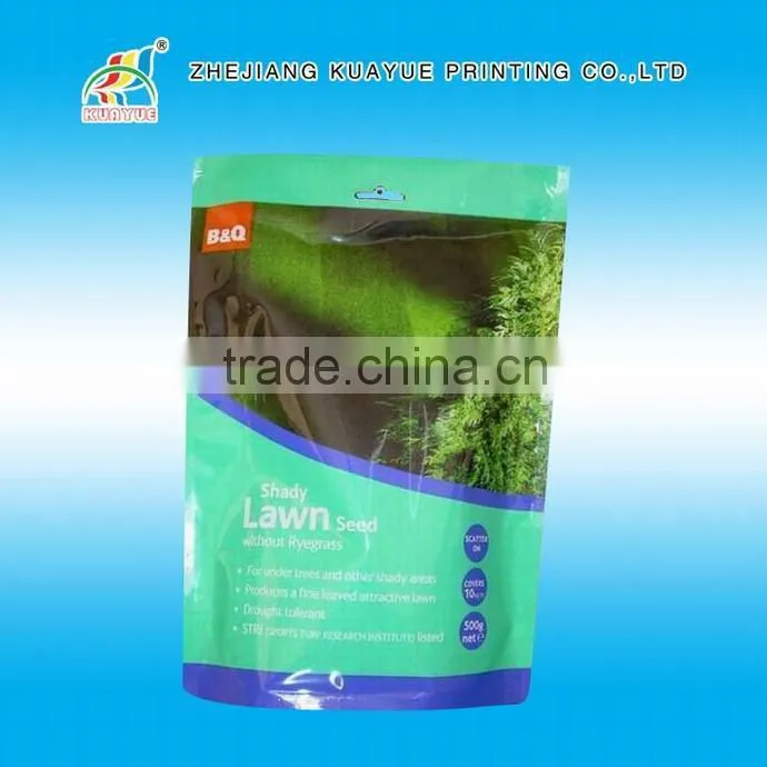 Customized New High Quality Plastic Standup Pouch for Seed