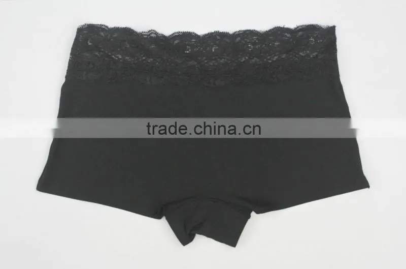 Women Gender and Adults Age Group Lace Boyshort Type and OEM Supply Type underwear for Women