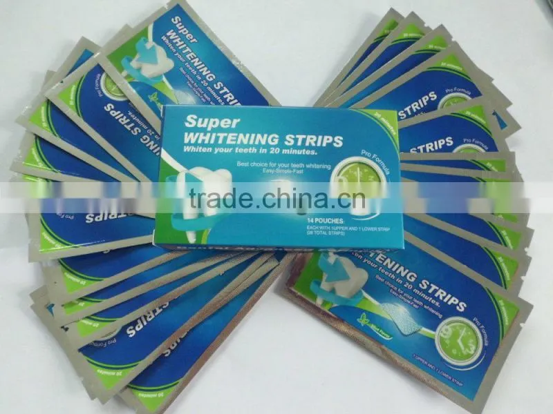 New Design High effect plastic teeth whitening strip