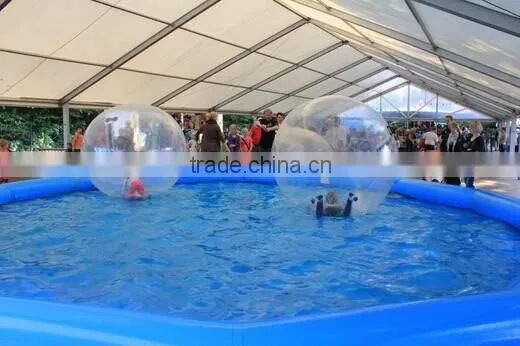 hot sale customized walking water ball pool commercial grade