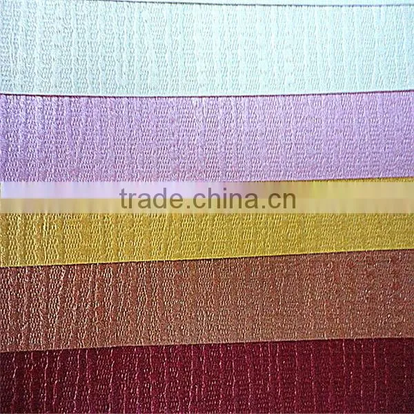 Special paper fancy embossed pearl metallic wrapping paper