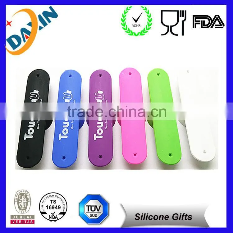 New design colorful various silicone plastic silicone mobile phone stand