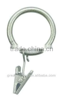 Antique Silver Wrought Iron Curtain Rod Finials
