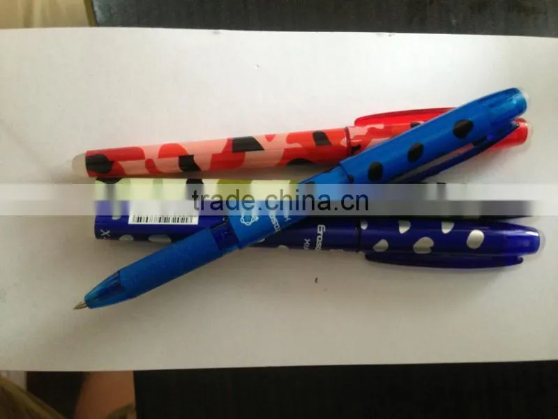 hot selling promotional disappearing erasable gel ink pen