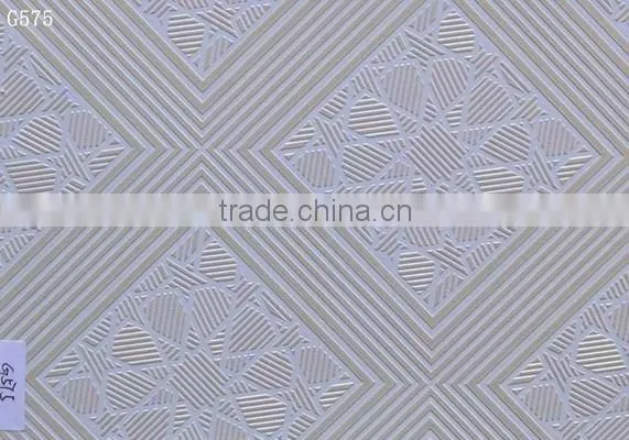 china pvc gypsum ceiling with aluminum foil