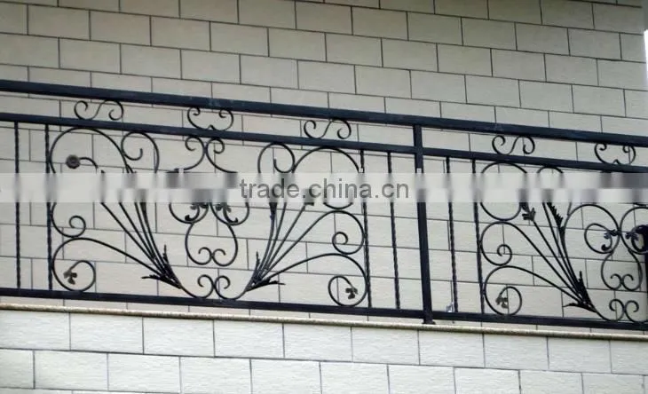 modern galvanized rod iron balcony rail design new