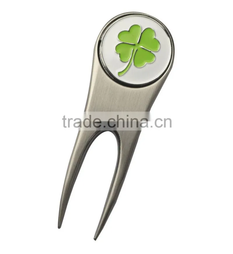 cheap metal golf divot tool with different ball markers for wholesale