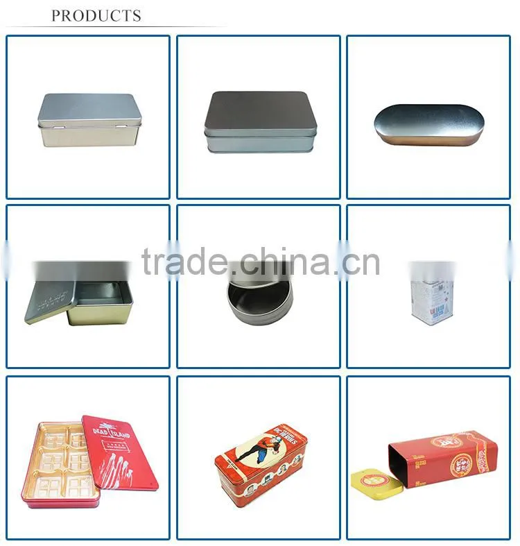 metal tin tea caddy wholesale in china