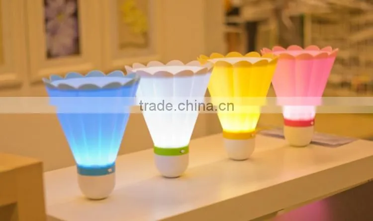 Decrative desk Badminton shape USB led Lamp