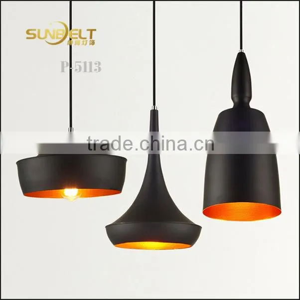 ST-5113 Sunbelt antique black hanging lamp,vintage hanging lamp,hanging fabric lamp shades