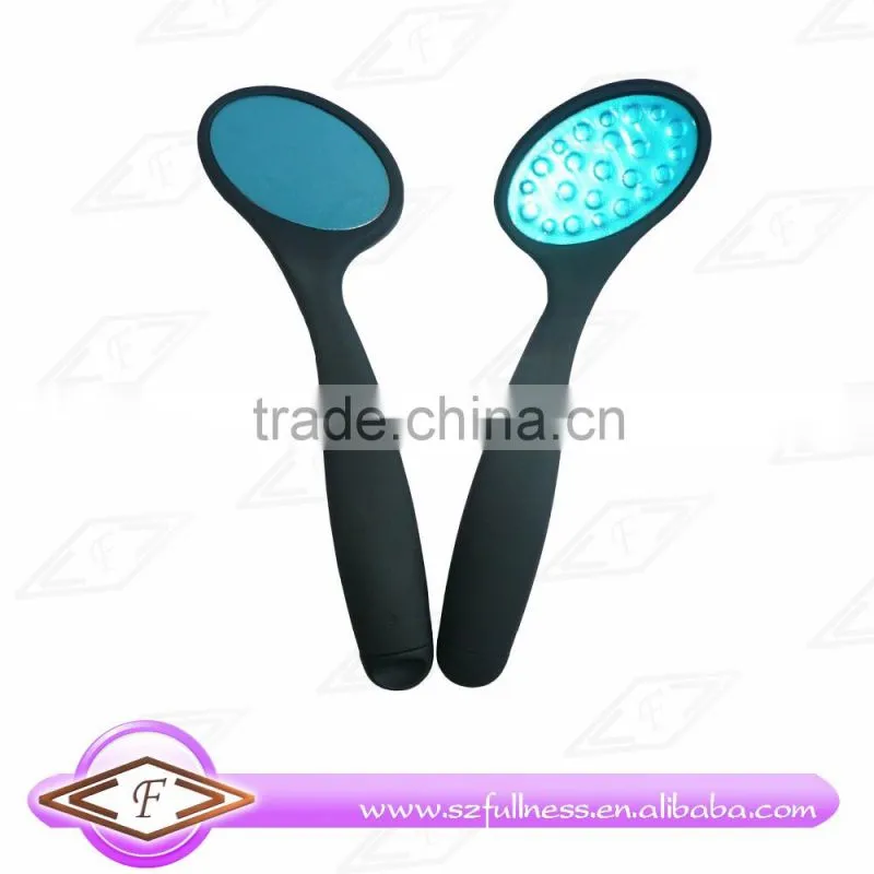 Etching stainless steel callus remover foot file