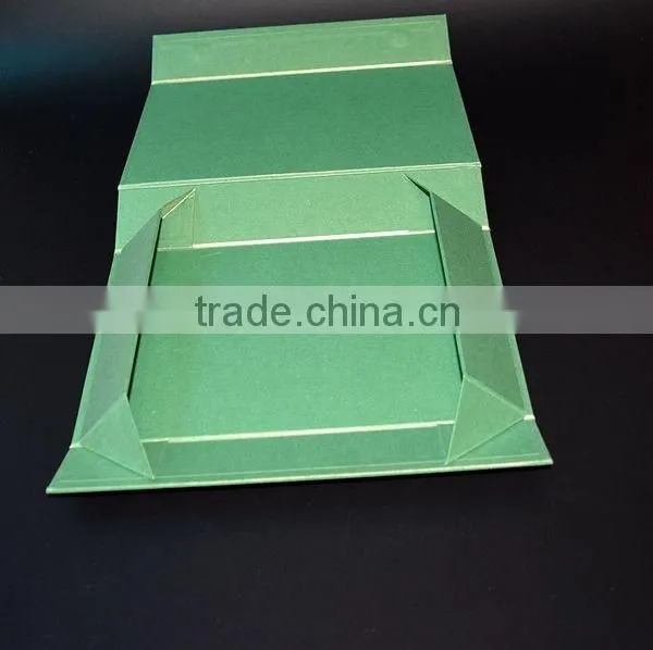 China supplier make one-piece collapsible box cardboard magnetic