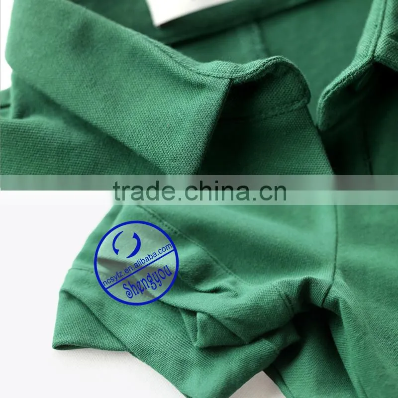 Wholesale spandex cotton plain blank women polo shirt