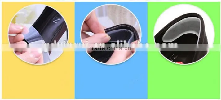 Wholesale Soft Transparent Grip Shape Waterproof Gel Sticky Shoe Cushions Invisible Clear Silicone Gel Wholesale Heel Pads
