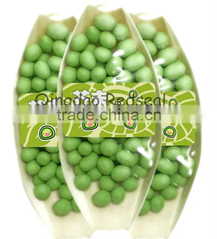 Wasabi flavor coated groundnuts