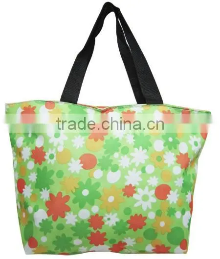 Fashion PP woven custom canvas bag