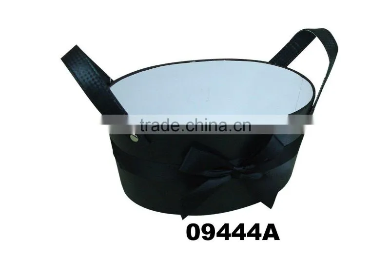 paper leatherette gift display basket box
