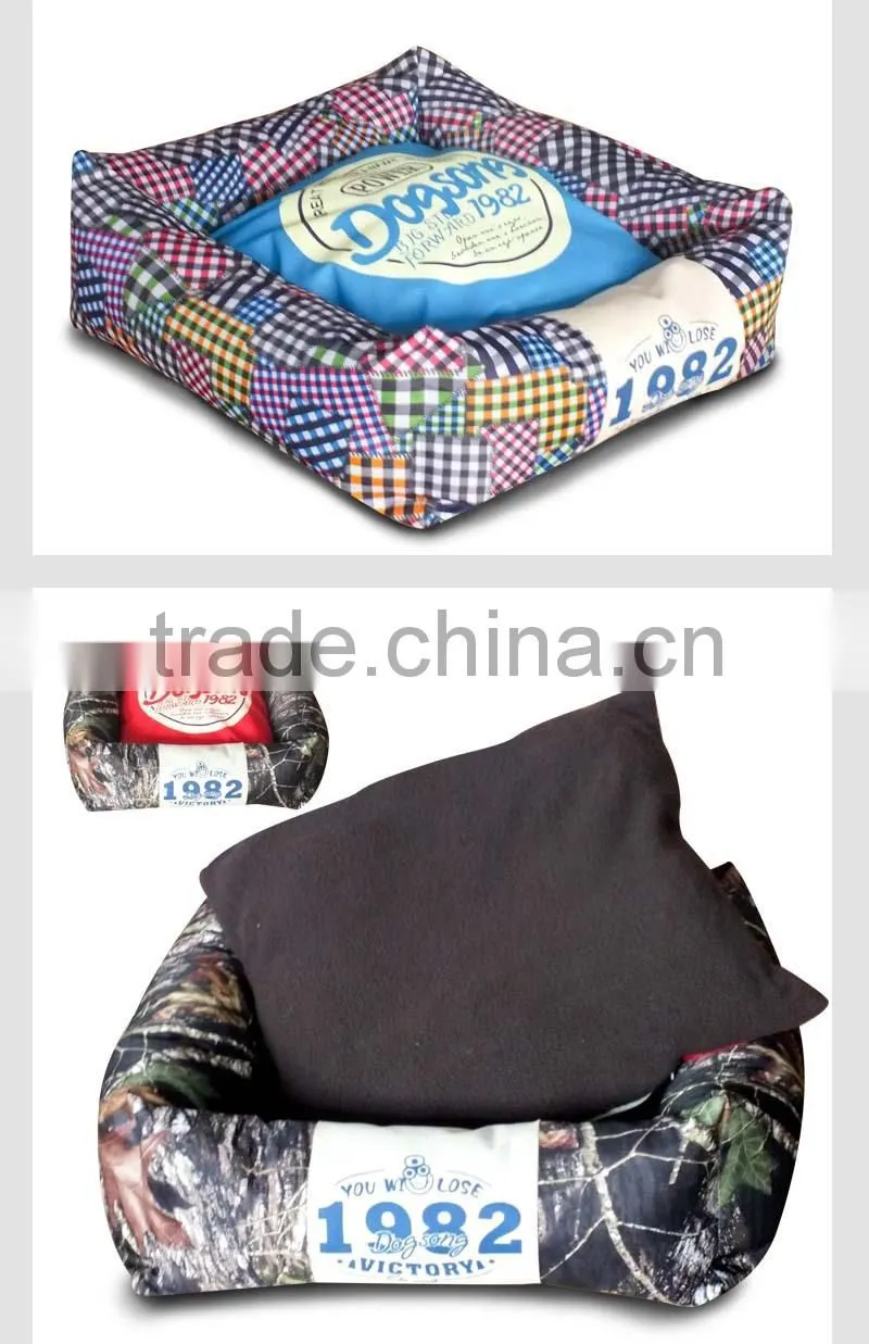 2015 new design memory foam dog bed made in china