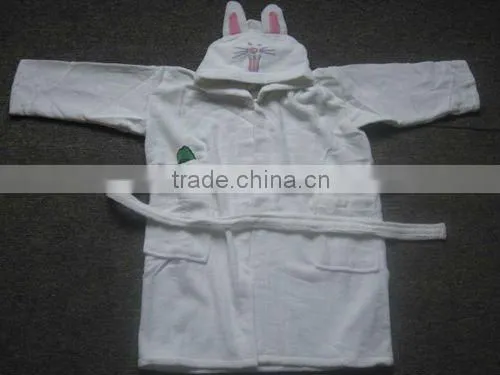 100% cotton bathrobe for adult and kid