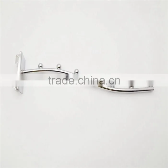 Supermarket metal channel hook slotted channel hooks