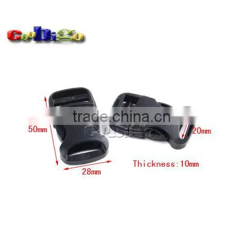 Plastic Arched Buckle For Backpack Straps Luggage Accessories #FLC329-20/25/32/38/50