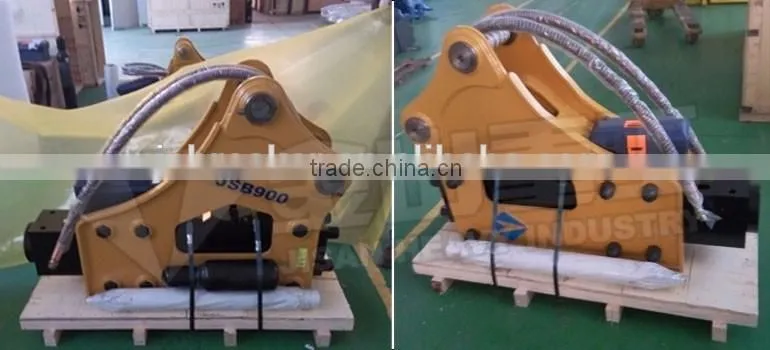 Korean hydraulic system excavator jack hammer with chisel tool 100 mm