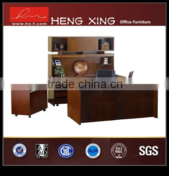 wooden director desk luxury executive desk with bookcase N0120