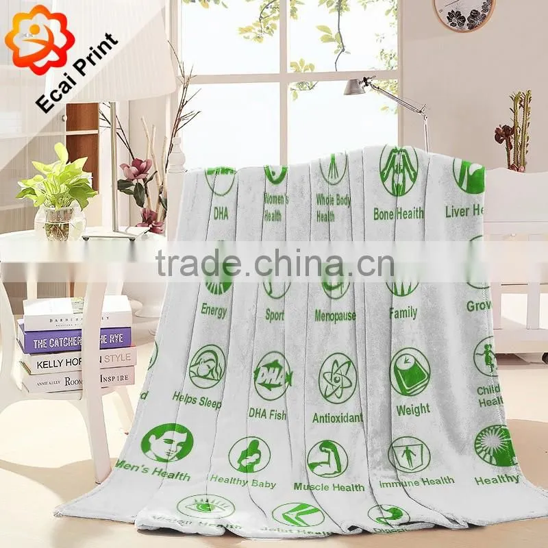 2016 hot sell custom printing flannel blanket with pictures