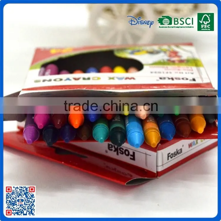2016 fancy 24 color rainbow body grease crayons for kids