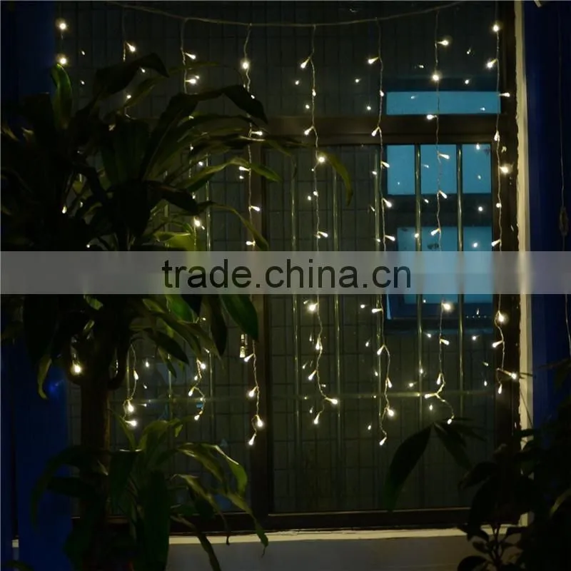 96 LED Curtain Fairy String Lights for Party, Home, Garden Decorations curtain light with flashing effect
