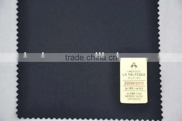 Italian 100% merino wool suit fabric
