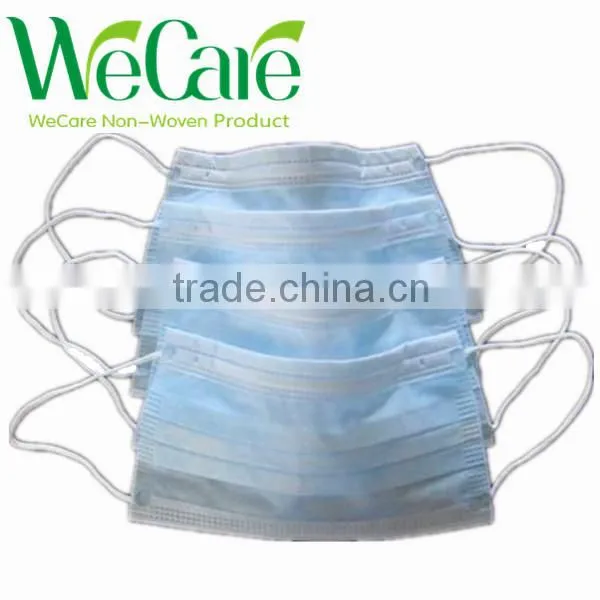 Disposable non woven Surgical face mask with earloop for hospital