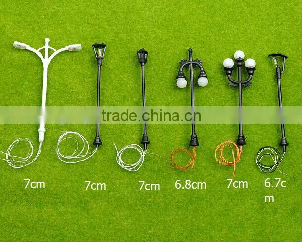 plastic building material outdoor light, scale model building lighting, HO scale, ML-16