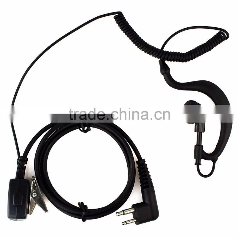 PTT MIC Radio Earpiece Headset for Motorola Walkie Talkie GP2000 GP2100 GP88
